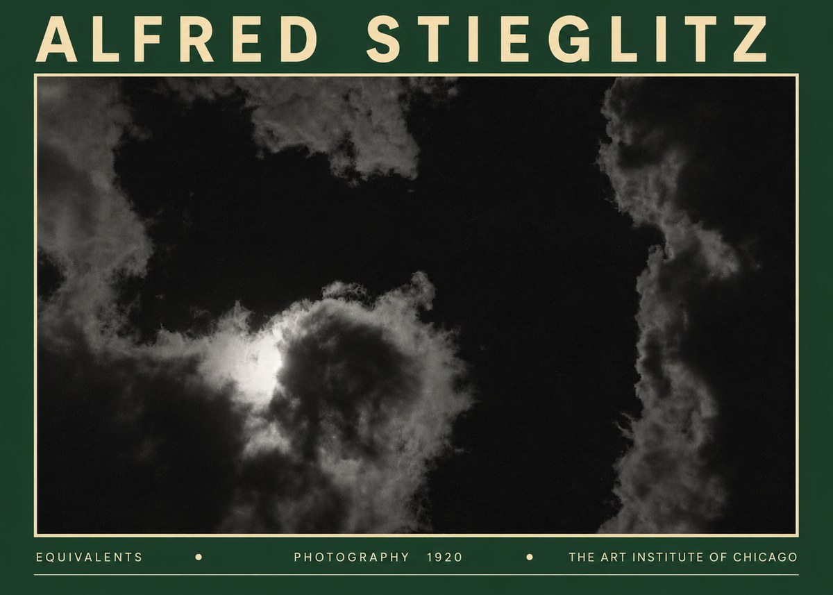 Alfred Stieglitz Equivalents V No6 - Juliste