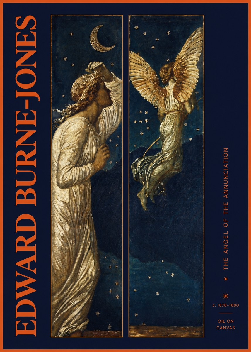 Edward Burne-Jones The Angel of the Annunciation No2 - Juliste