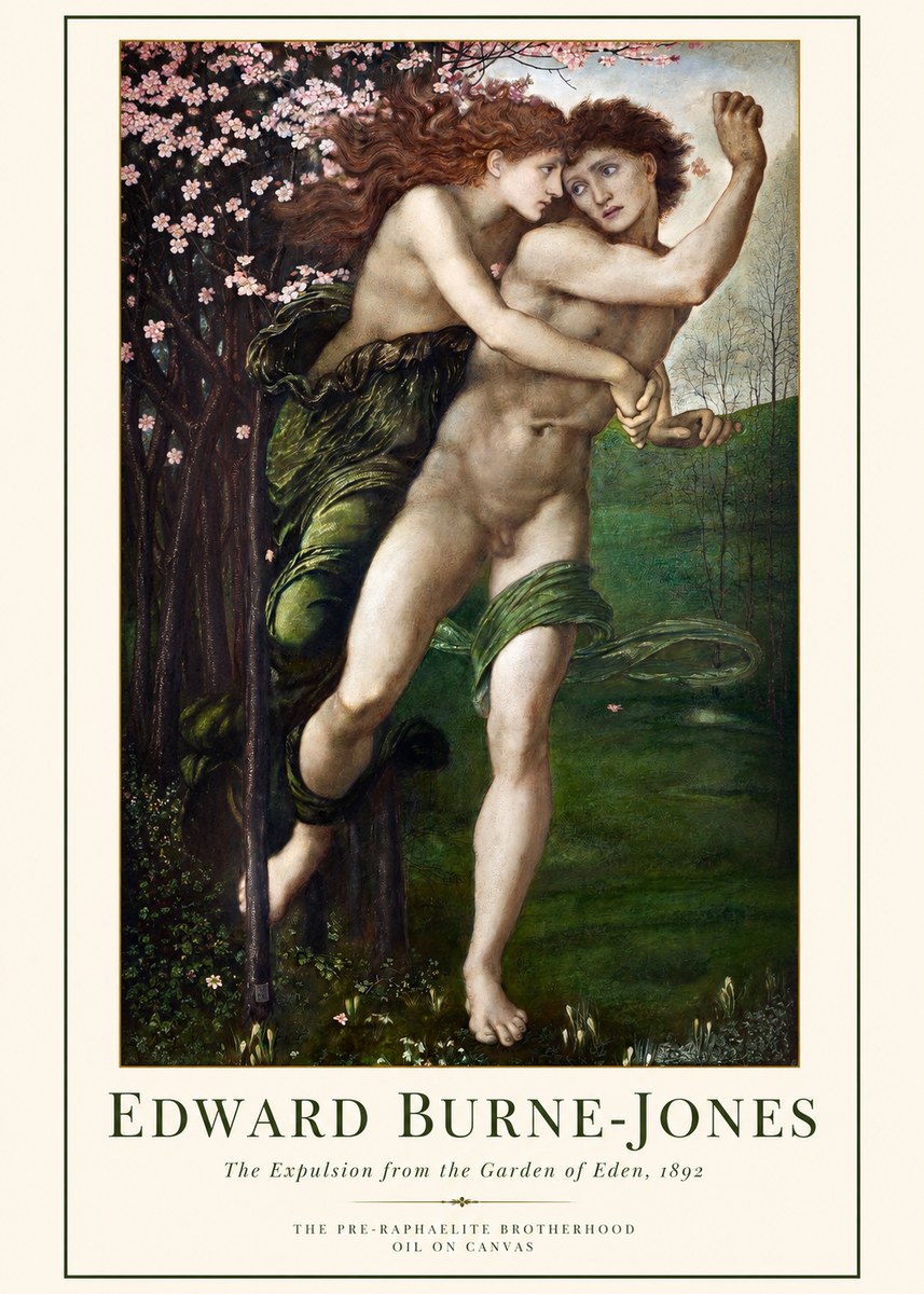 Edward Burne-Jones Springtime and the Spring No6 - Juliste