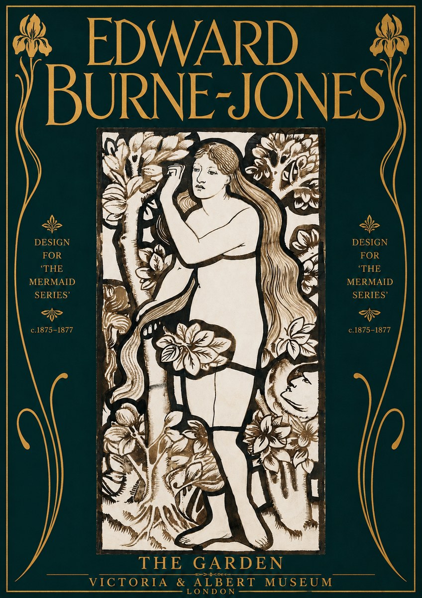 Edward Burne-Jones The Garden No4 - Juliste