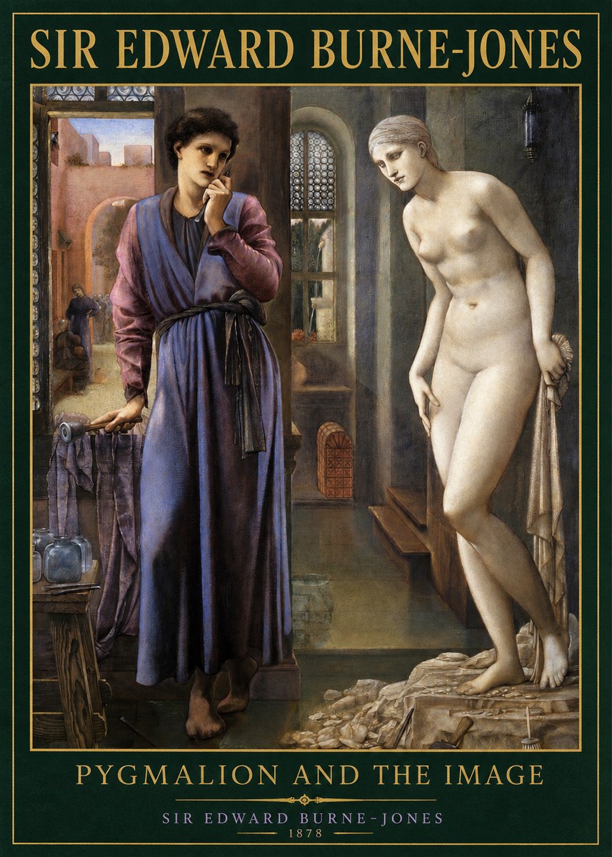 Edward Burne-Jones Pygmalion and the Image No2 - Juliste