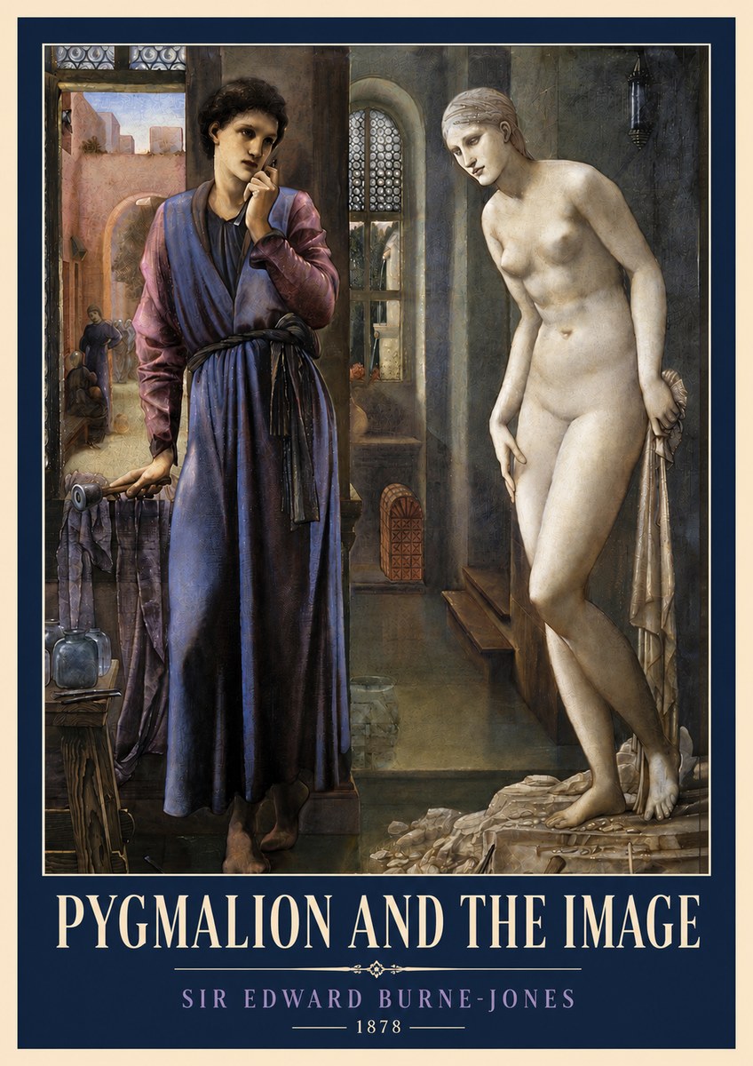 Edward Burne-Jones Pygmalion and the Image No5 - Juliste
