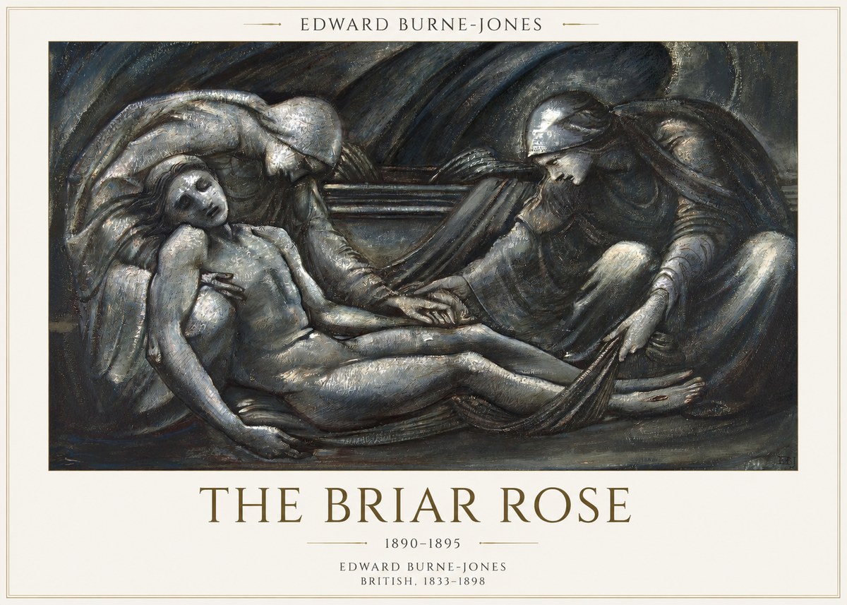 Edward Burne-Jones The Briar Rose No1 - Juliste