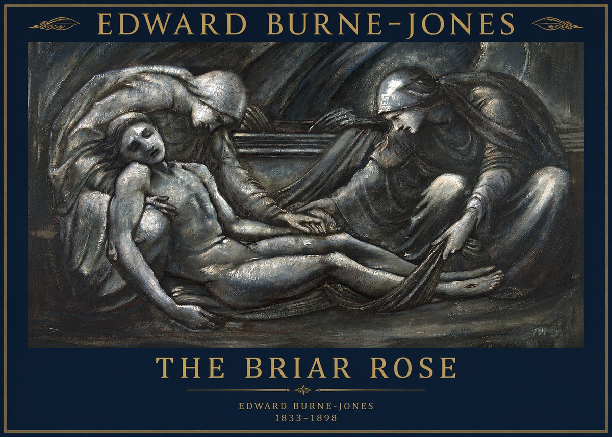 Edward Burne-Jones The Briar Rose No2 - Juliste