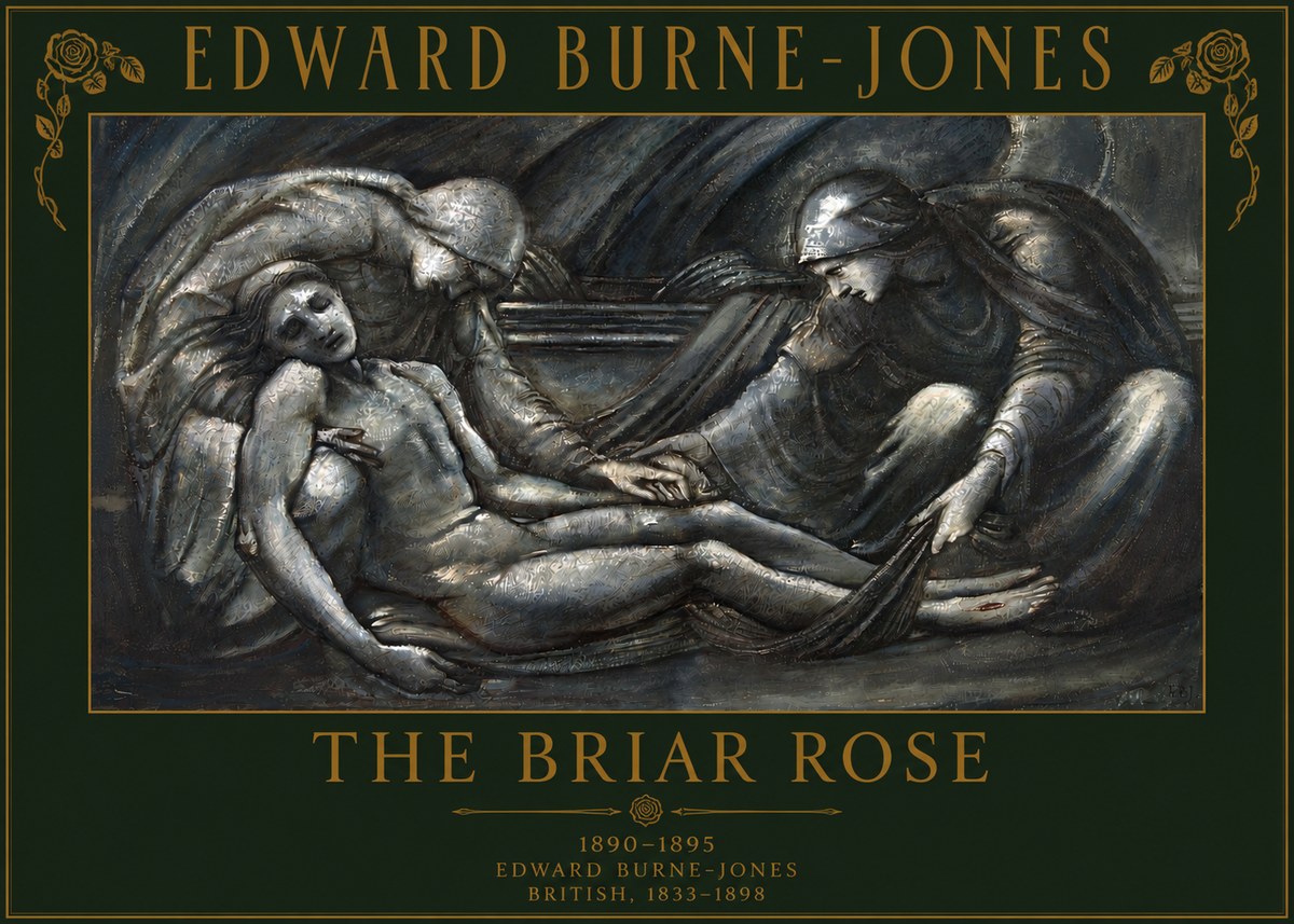 Edward Burne-Jones The Briar Rose No4 - Juliste