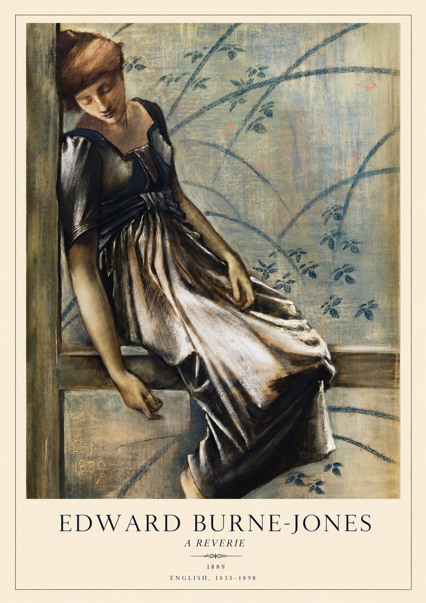 Edward Burne-Jones A Reverie No1 - Juliste