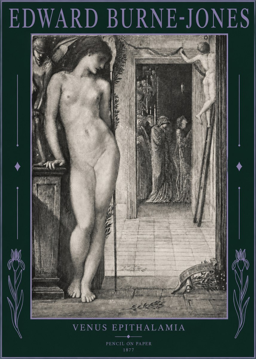 Edward Burne-Jones Venus Epithalamia No2 - Juliste
