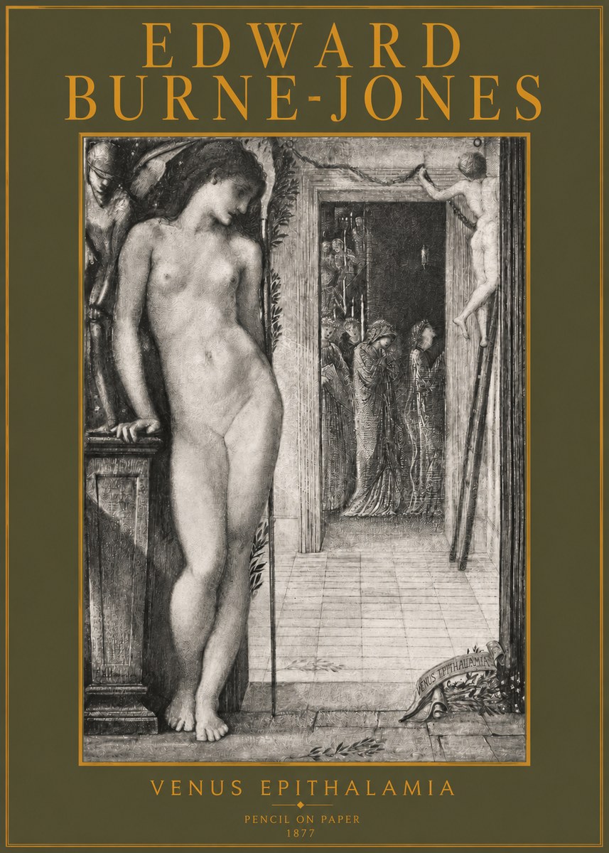 Edward Burne-Jones Venus Epithalamia No3 - Juliste