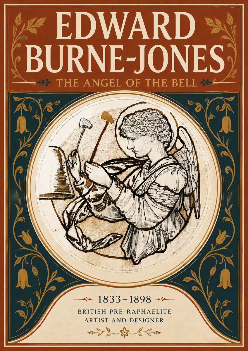 Edward Burne-Jones The Angel of the Bell No5 - Juliste