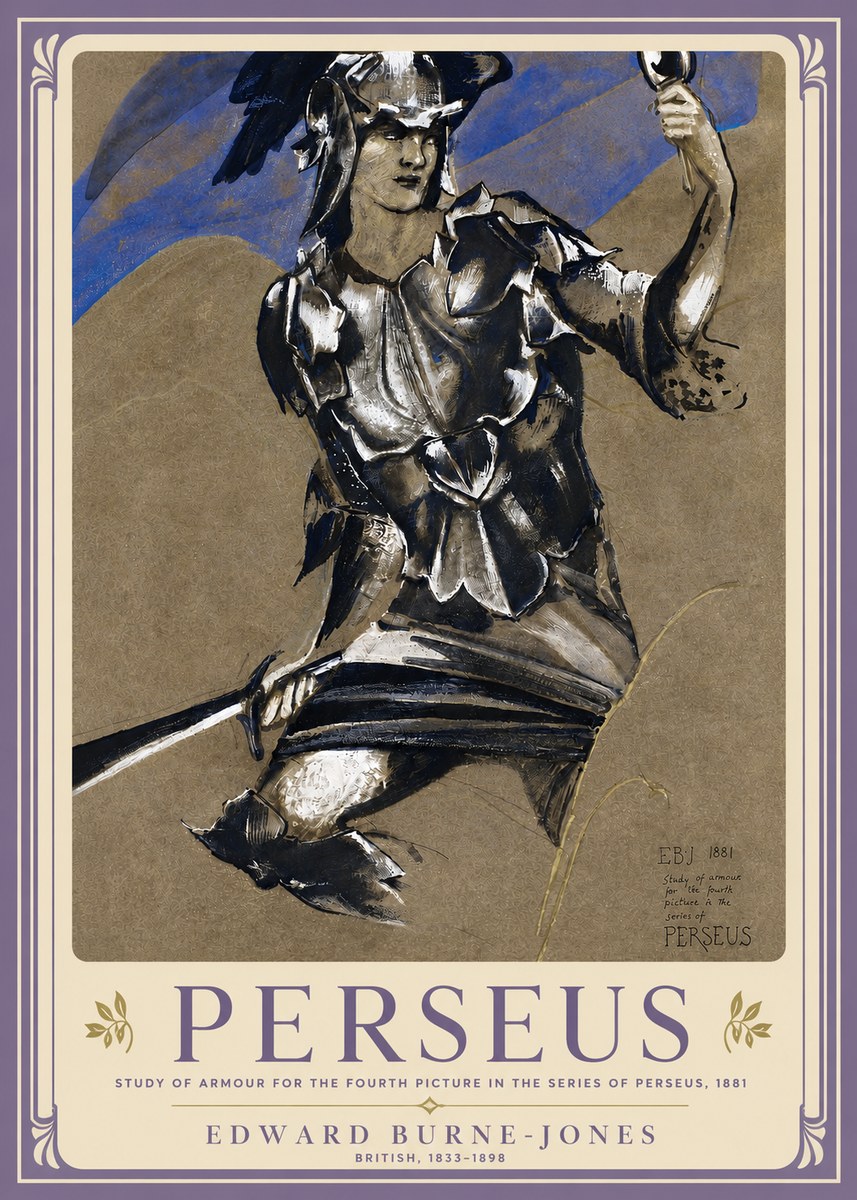 Edward Burne-Jones Perseus No4 - Juliste