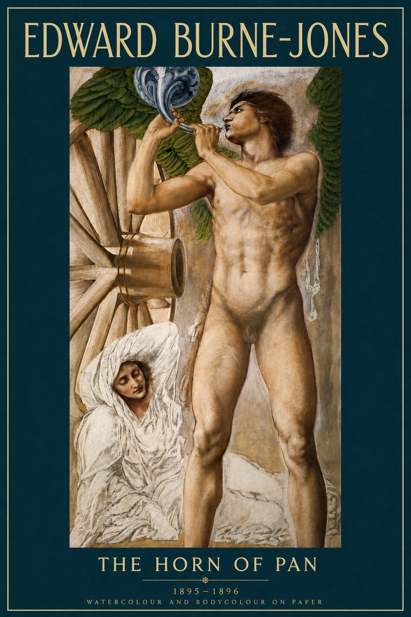 Edward Burne-Jones The Hour of the Soul No4 - Juliste