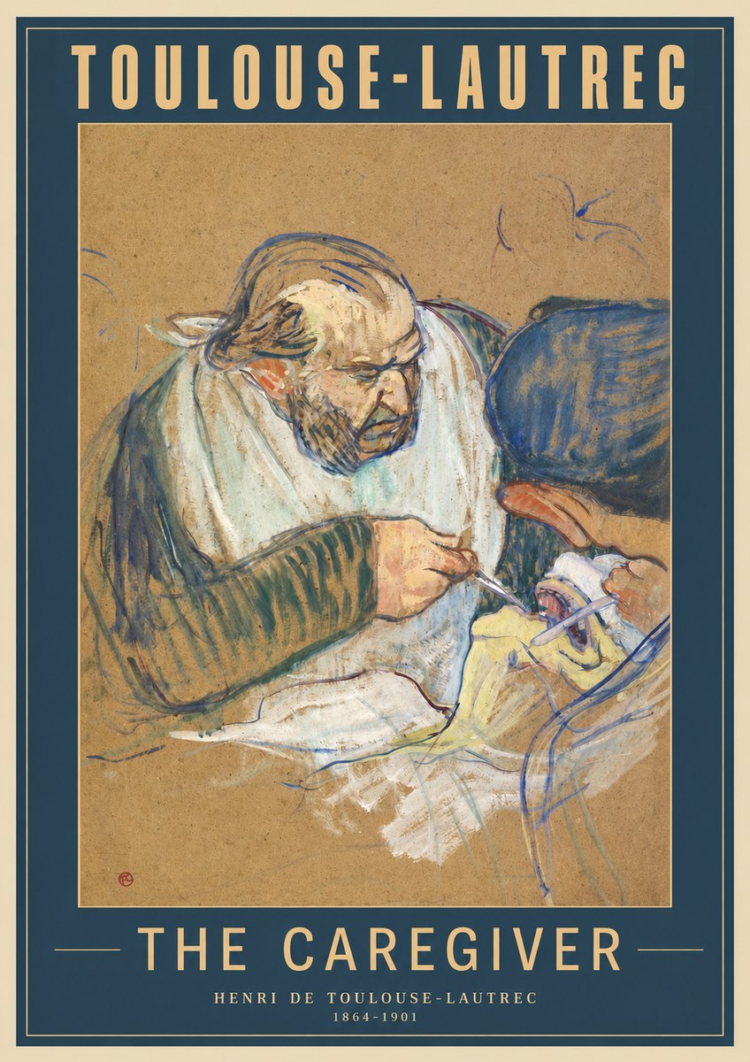 Toulouse-Lautrec The Caregiver No2 - Juliste
