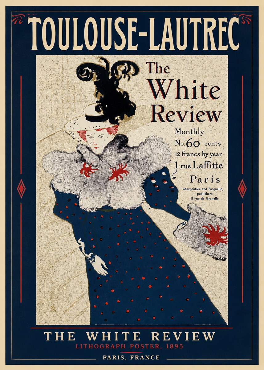 Toulouse-Lautrec The White Review No2 - Juliste