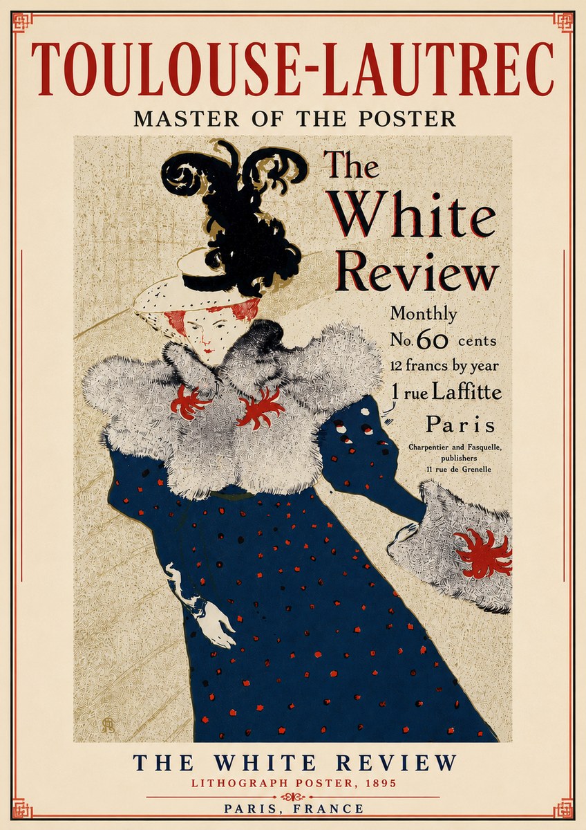 Toulouse-Lautrec The White Review No4 - Juliste