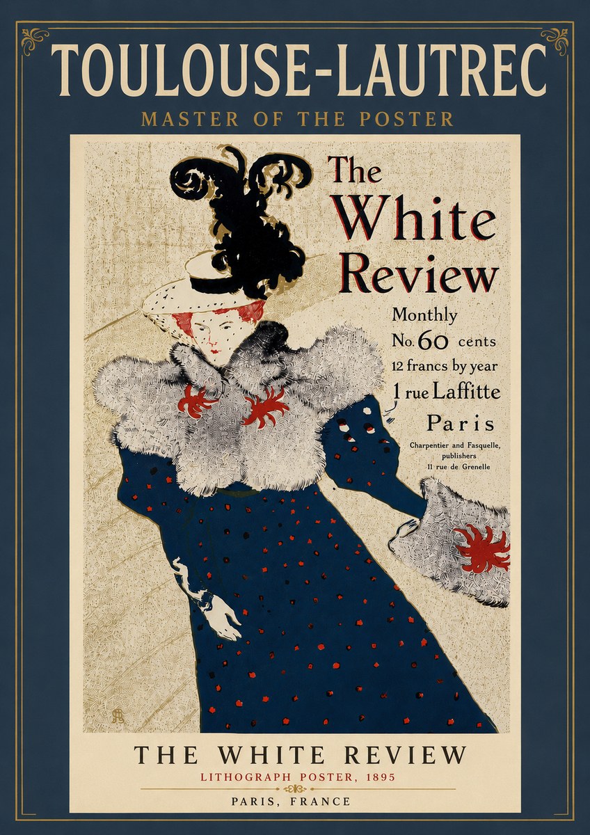 Toulouse-Lautrec The White Review No5 - Juliste