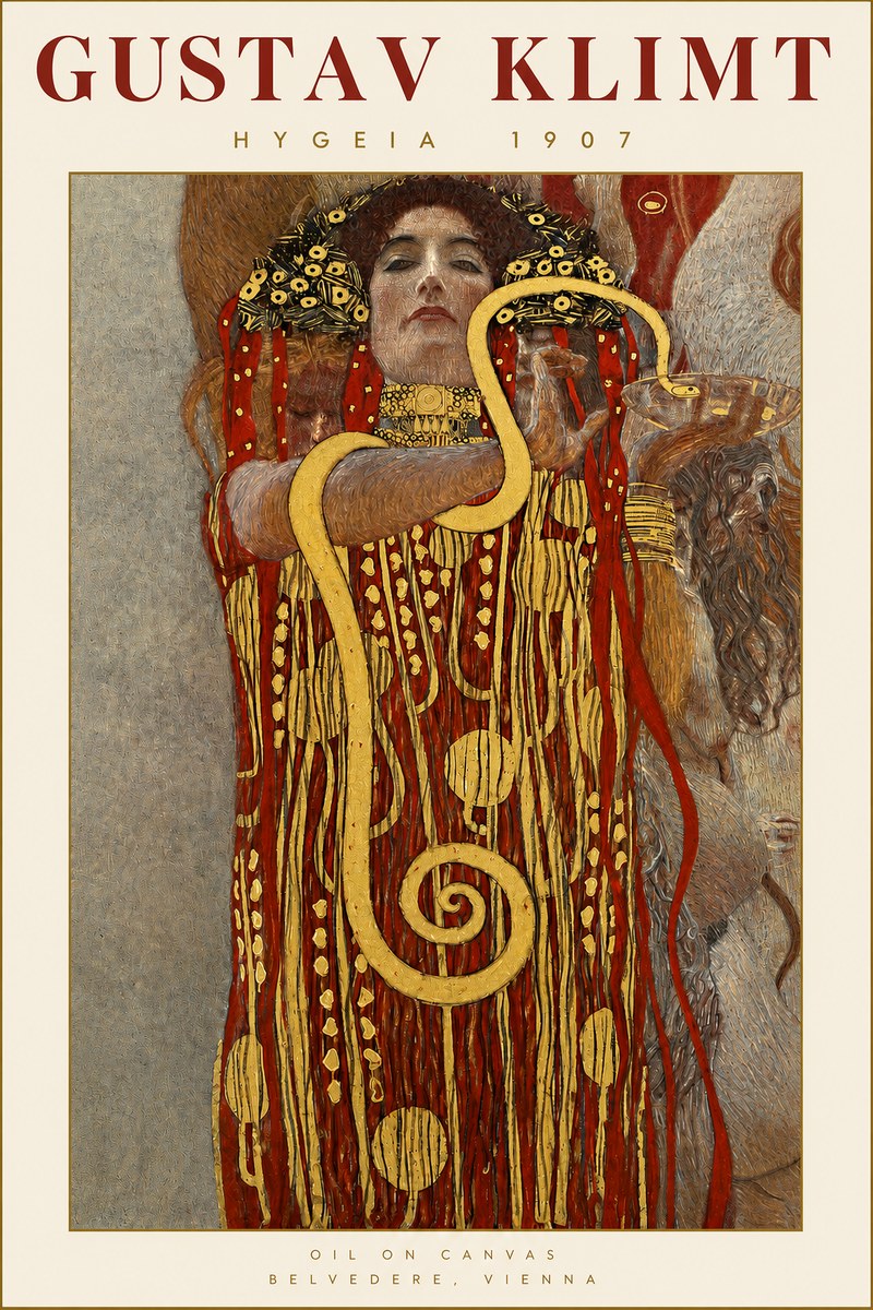 Klimt Hygeia No2 - Juliste