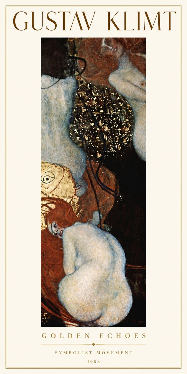 Klimt Golden Echoes No2 - Juliste