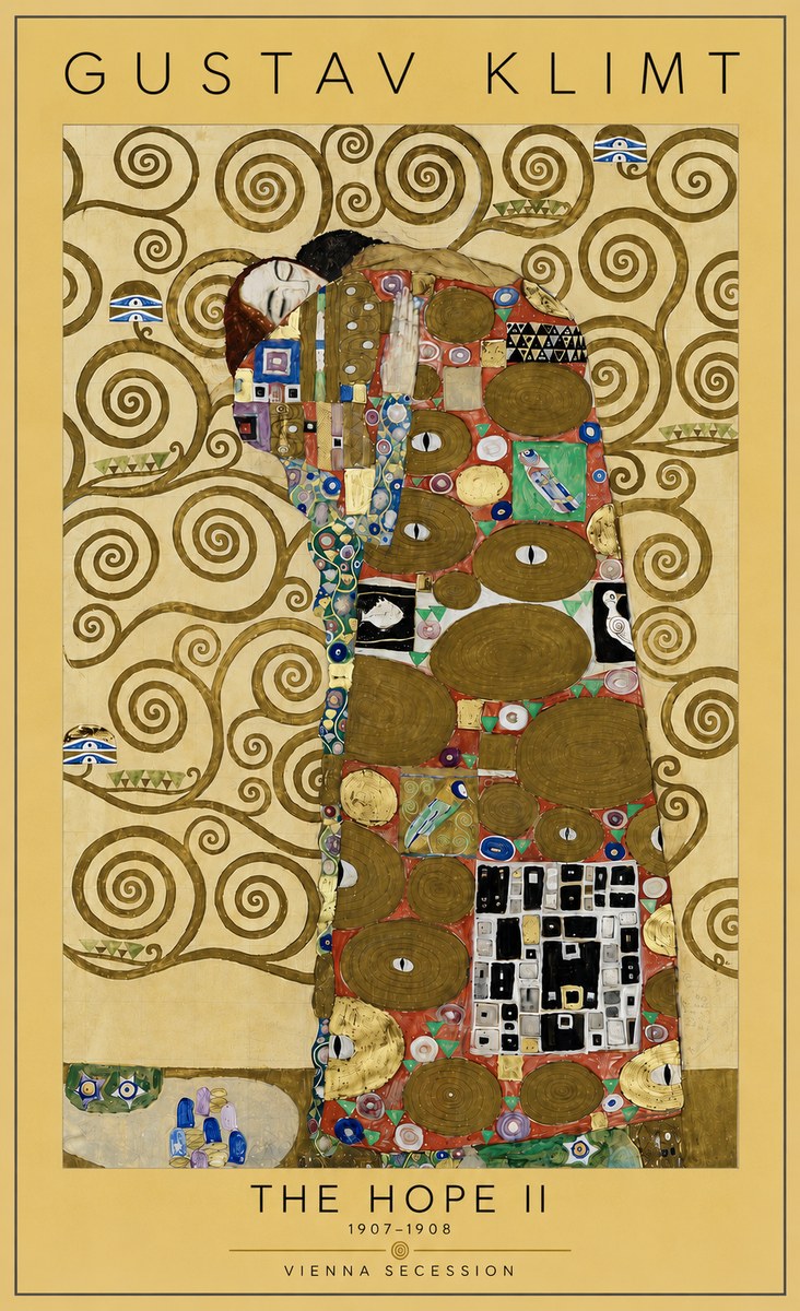 Klimt The Hope Ii No5 - Juliste