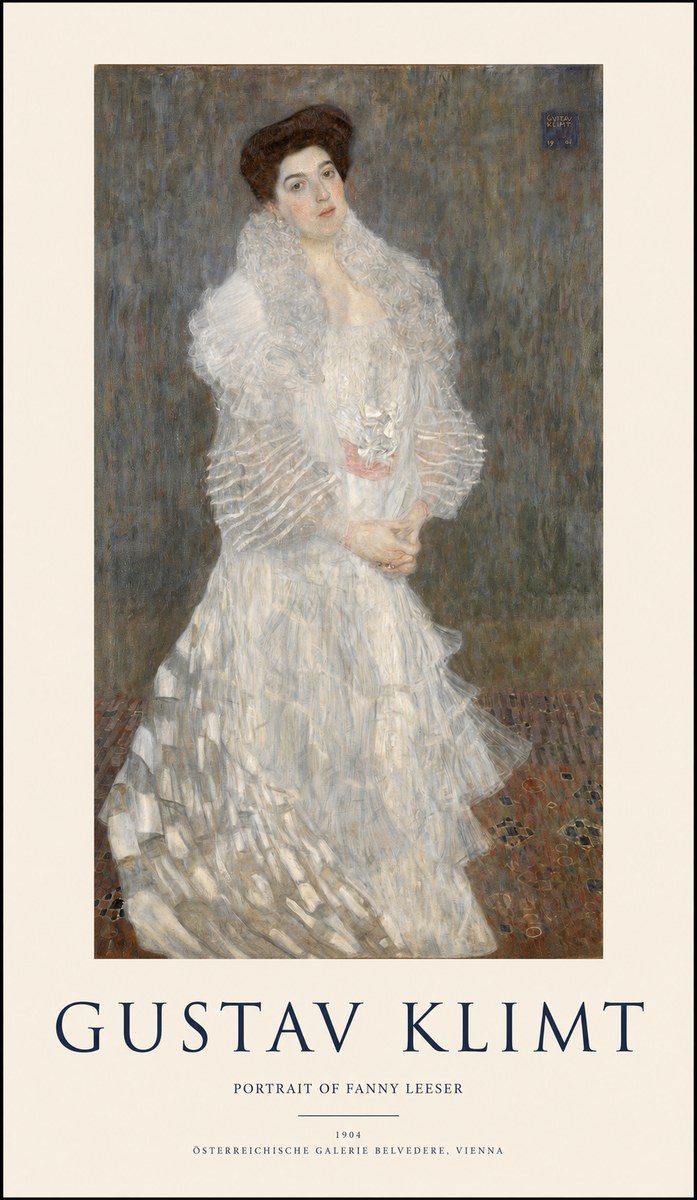 Klimt Portrait of Fanny Leeser No1 - Juliste