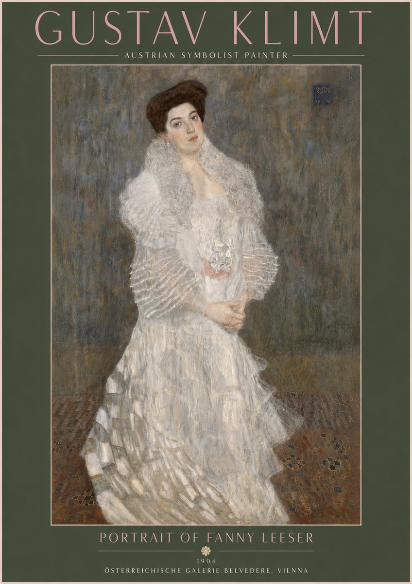 Klimt Portrait of Fanny Leeser No5 - Juliste