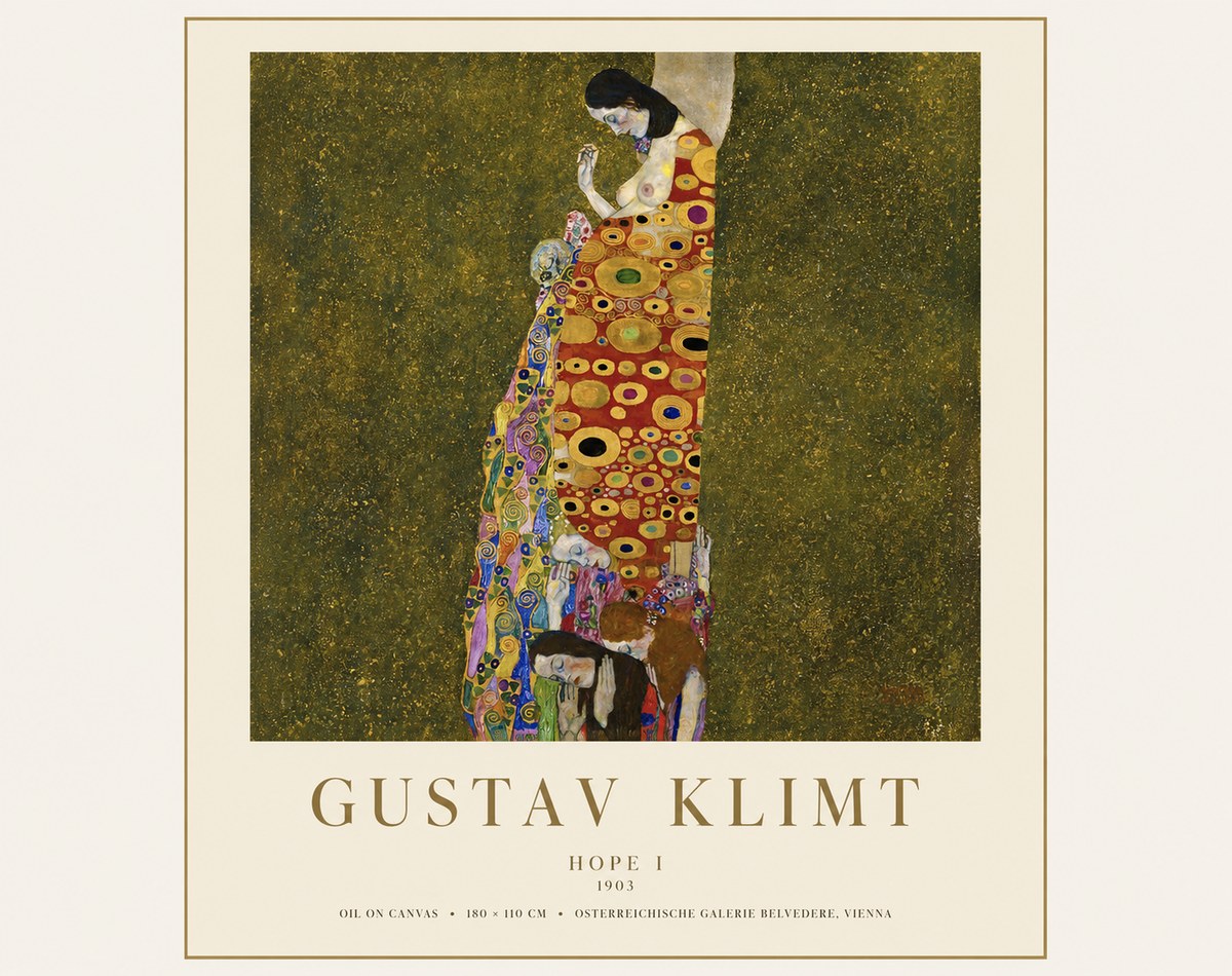 Klimt Hope I No1 - Juliste