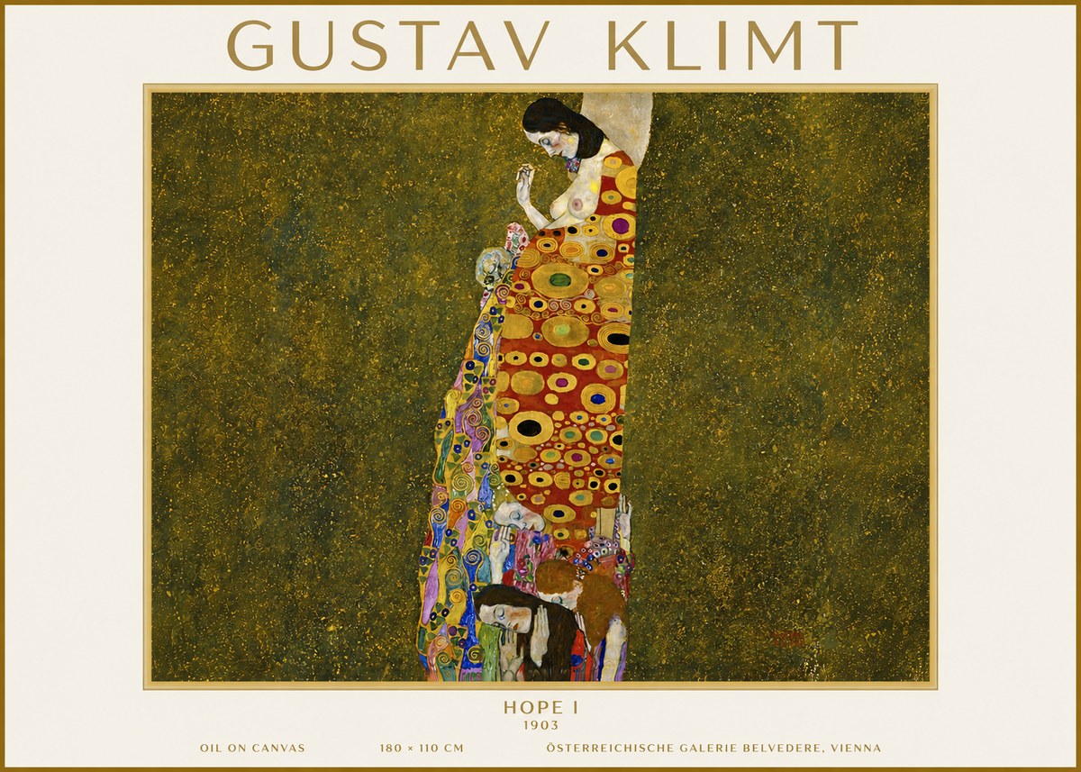 Klimt Hope I No4 - Juliste