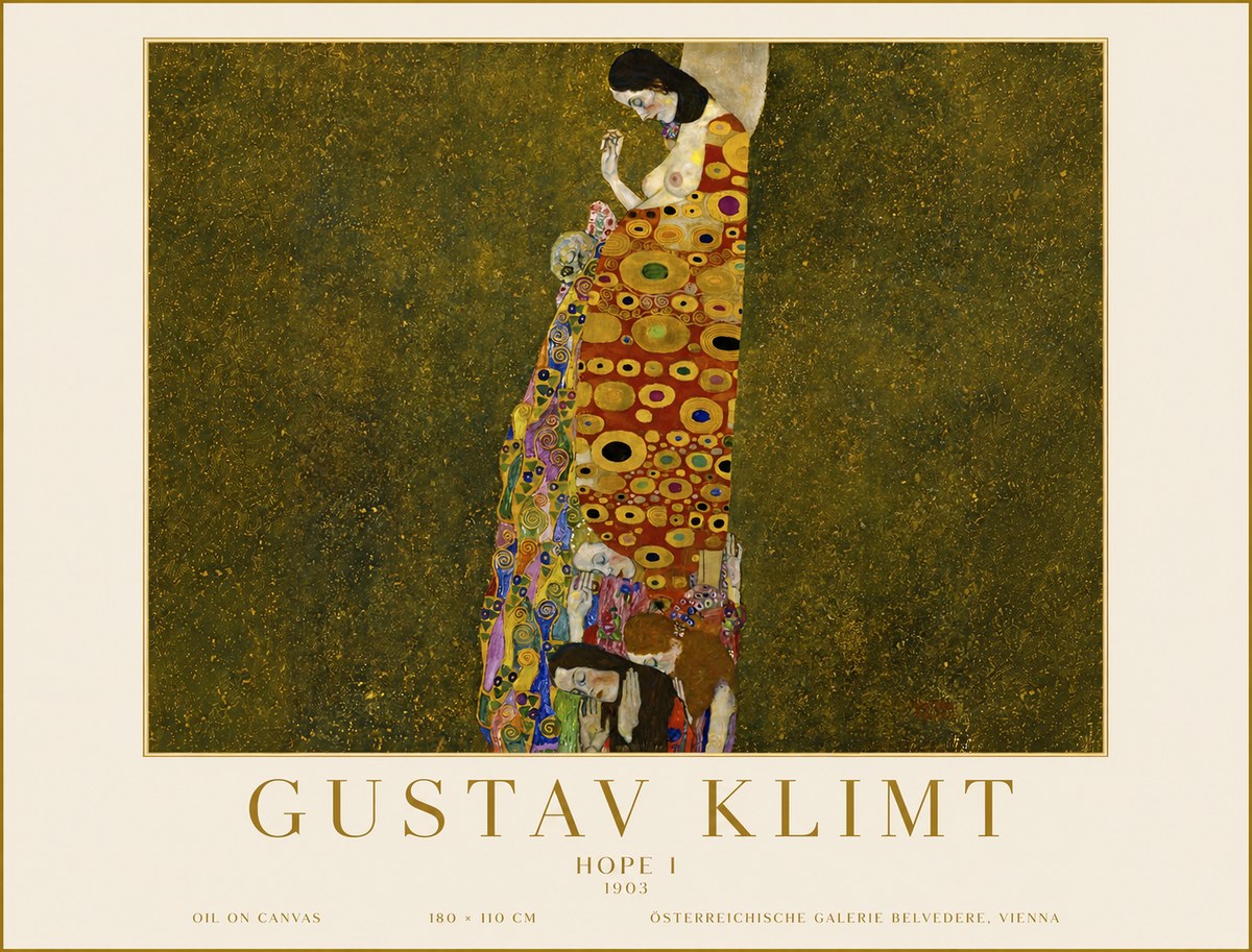 Klimt Hope I No6 - Juliste