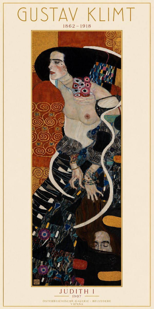 Klimt Judith I No4 - Juliste
