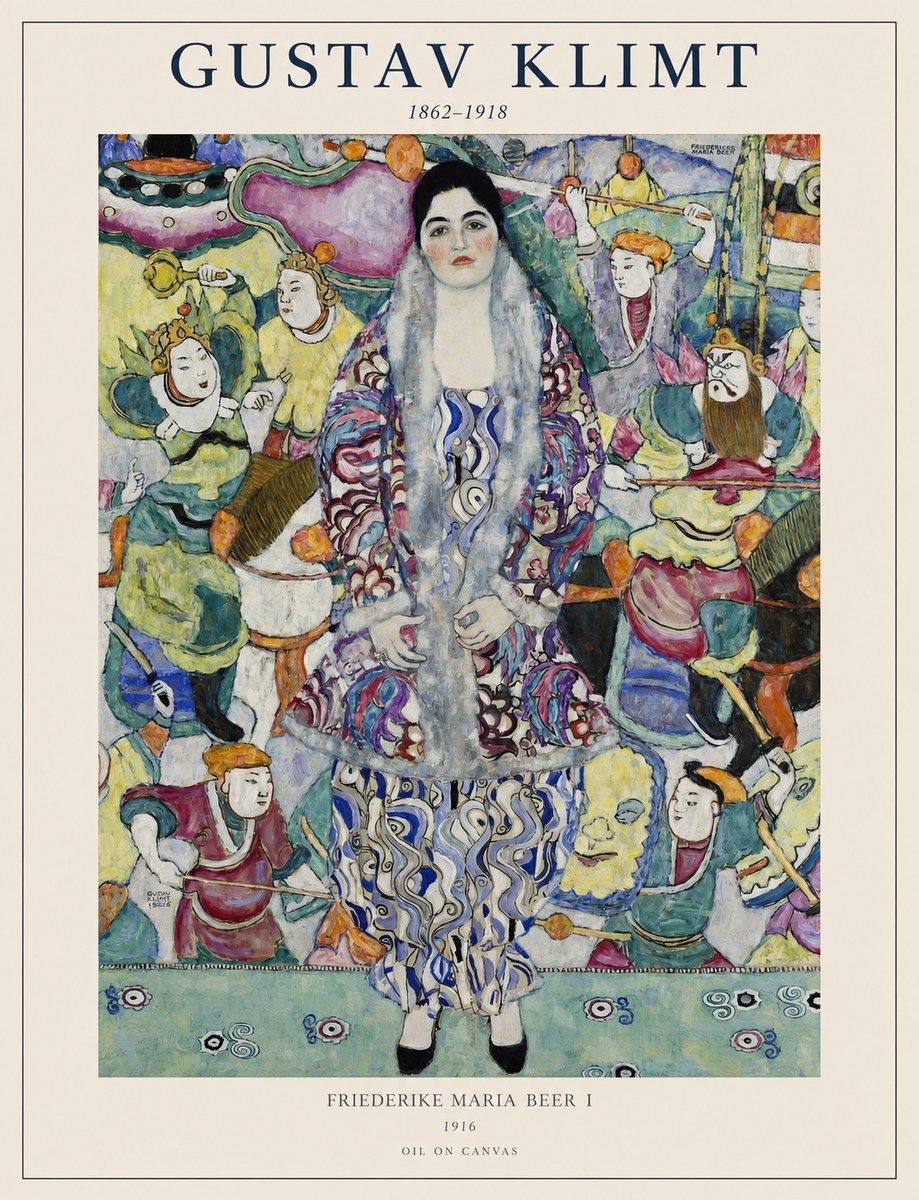 Klimt Friederike Maria Beer I No1 - Juliste