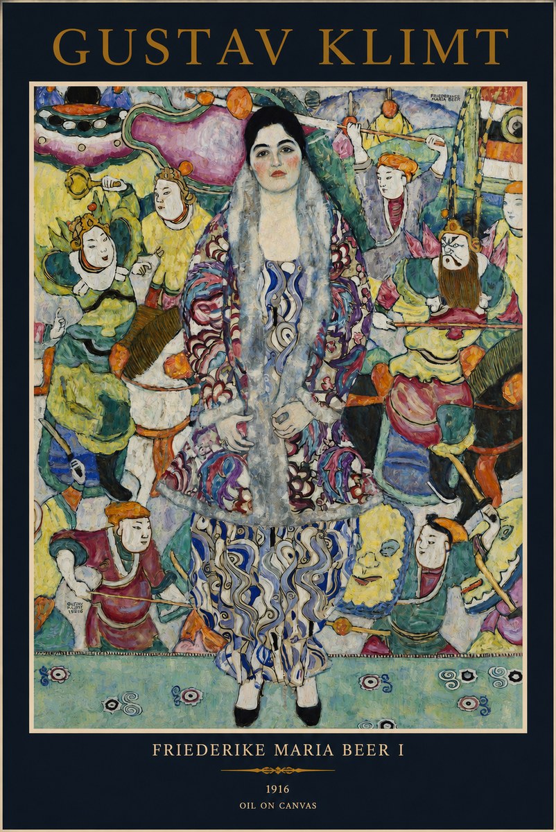 Klimt Friederike Maria Beer I No2 - Juliste