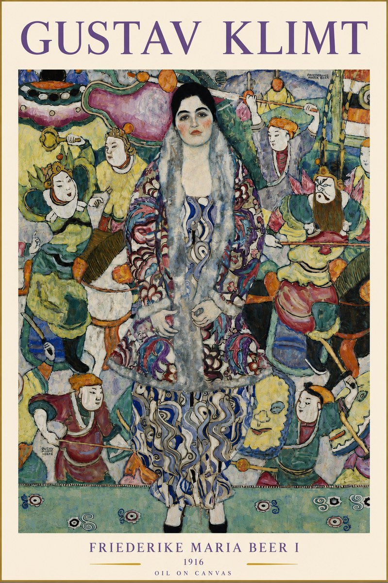 Klimt Friederike Maria Beer I No3 - Juliste