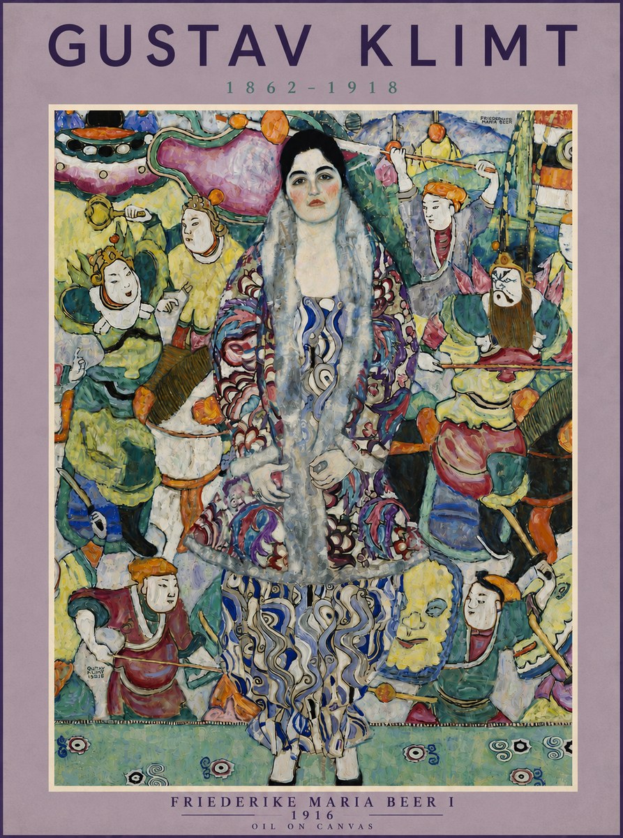 Klimt Friederike Maria Beer I No5 - Juliste