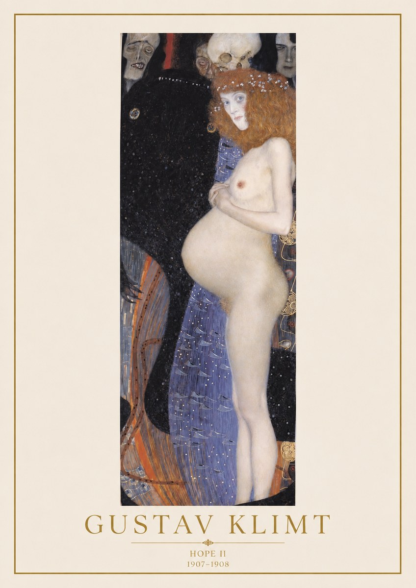 Klimt Hope Ii No1 - Juliste