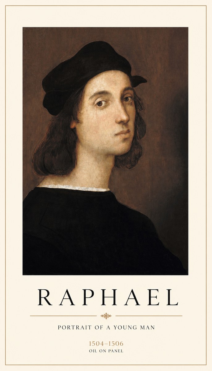Raphael Portrait of a Young Man No1 - Juliste