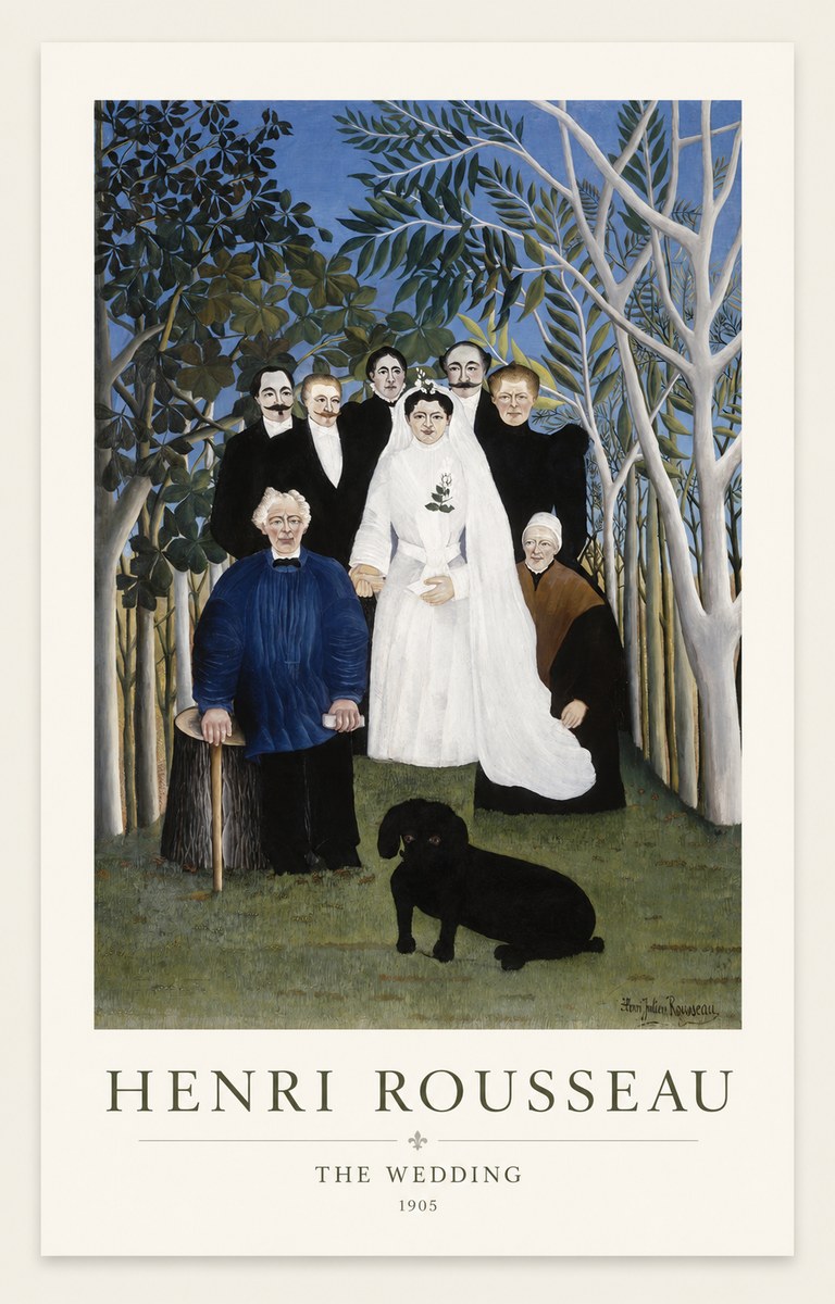 Rousseau The Wedding No1 - Juliste