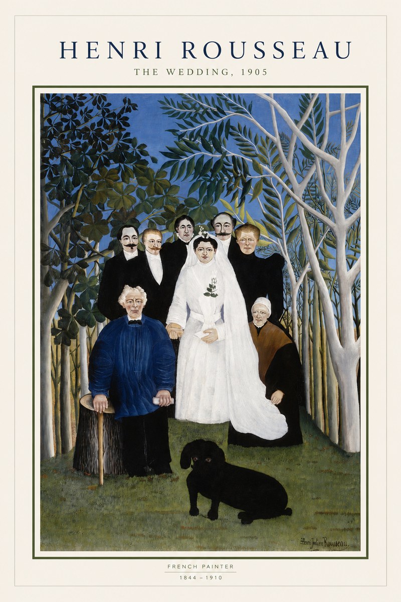 Rousseau The Wedding No2 - Juliste