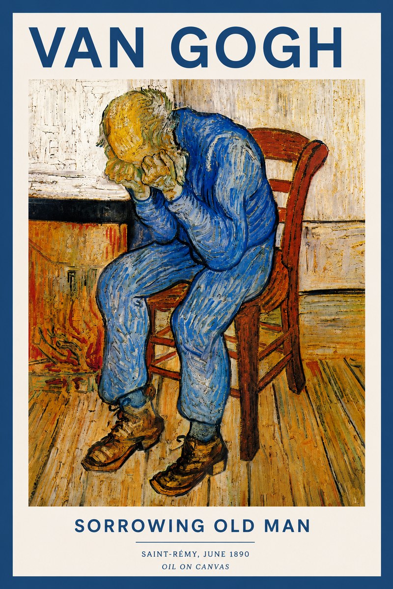 Van Gogh Sorrowing Old Man No2 - Juliste