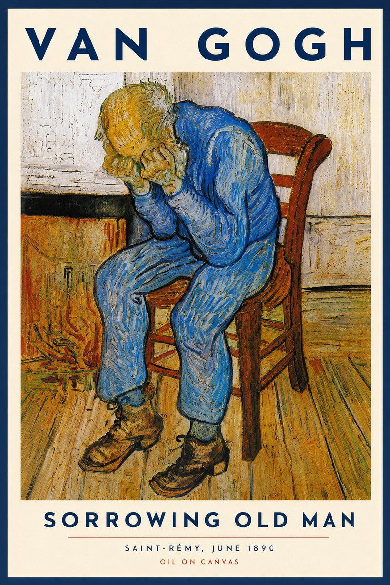 Van Gogh Sorrowing Old Man No3 - Juliste