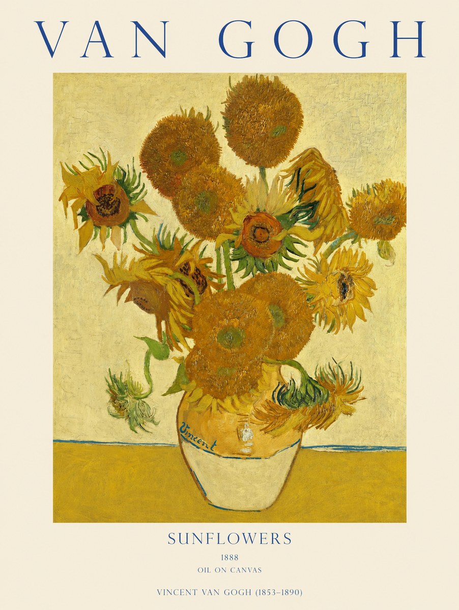 Van Gogh Sunflowers II No1 - Juliste