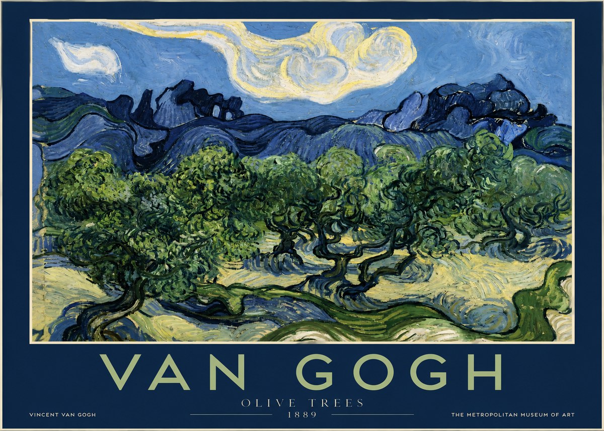 Van Gogh Olive Trees No2 - Juliste