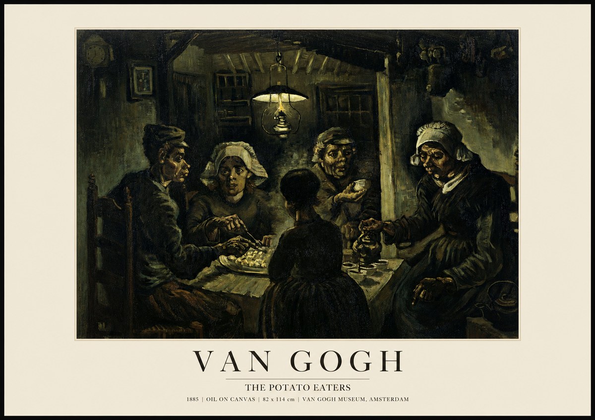 Van Gogh The Potato Eaters II No1 - Juliste