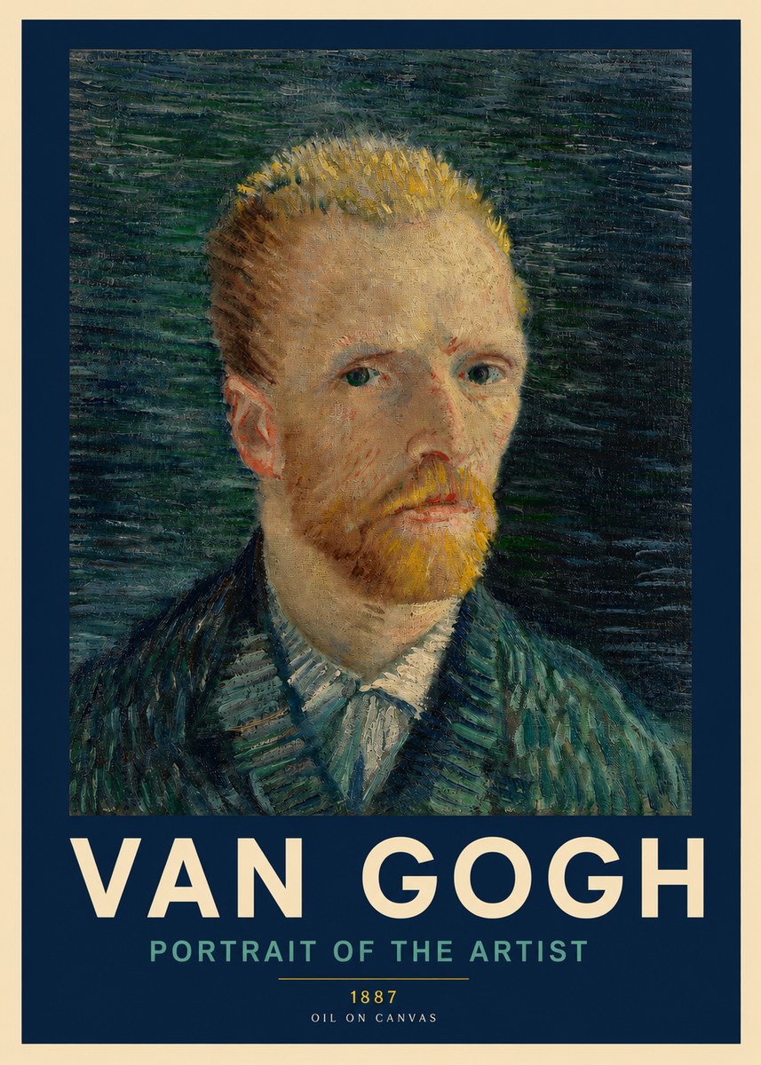 Van Gogh Portrait of the Artist II No2 - Juliste