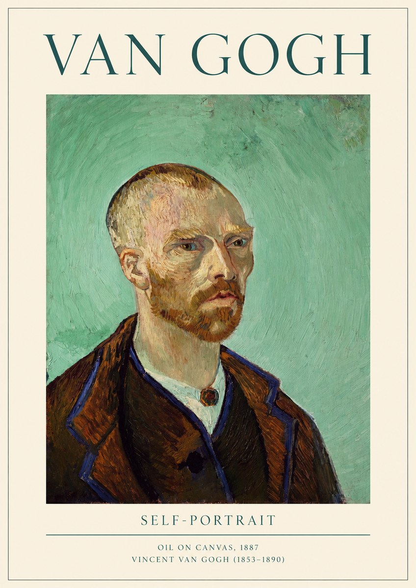 Van Gogh Self-portrait III No1 - Juliste