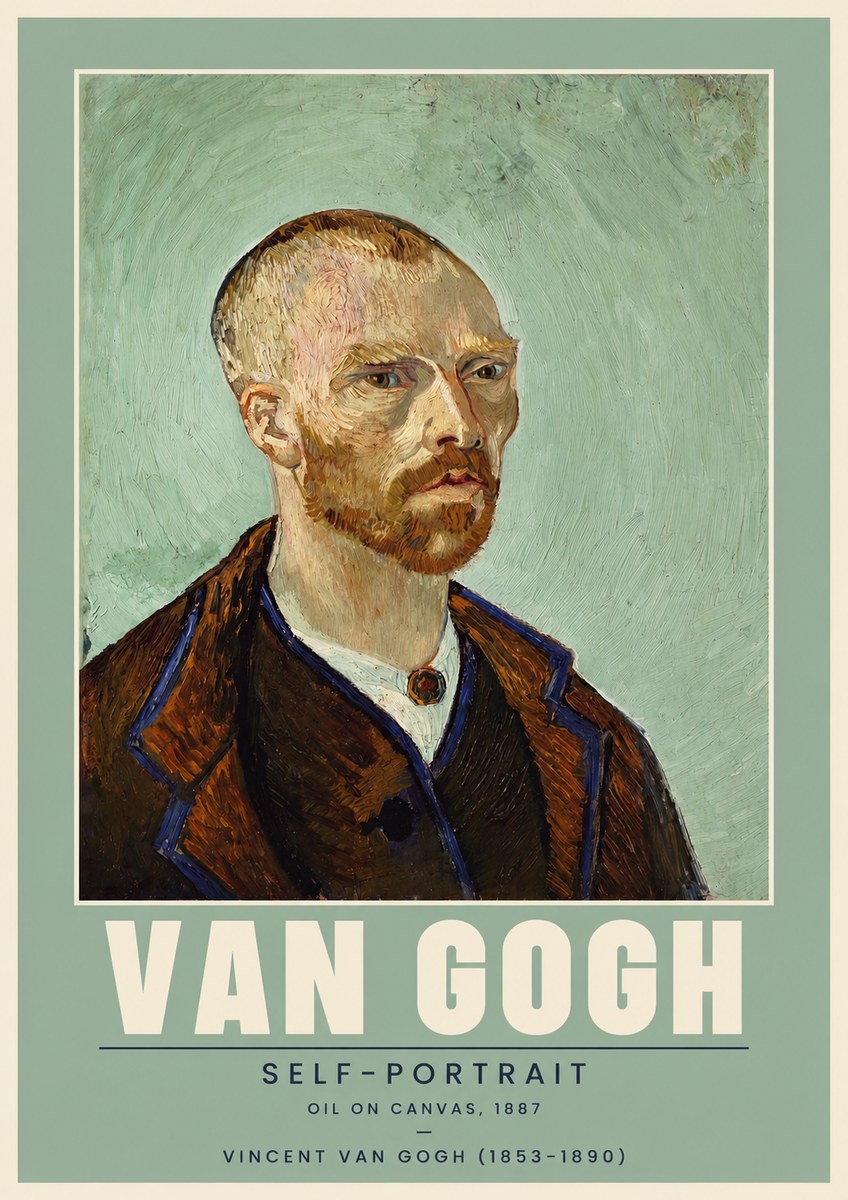 Van Gogh Self-portrait III No2 - Juliste