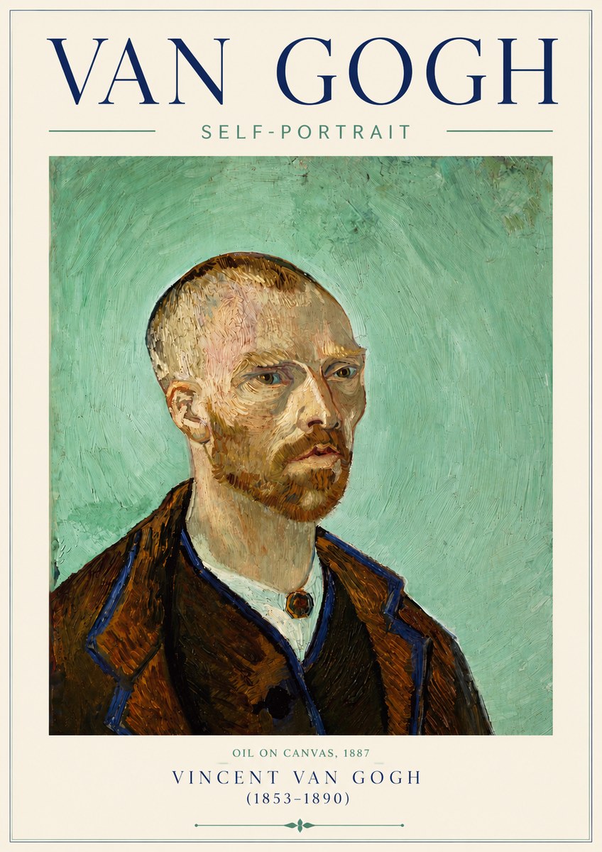 Van Gogh Self-portrait III No5 - Juliste