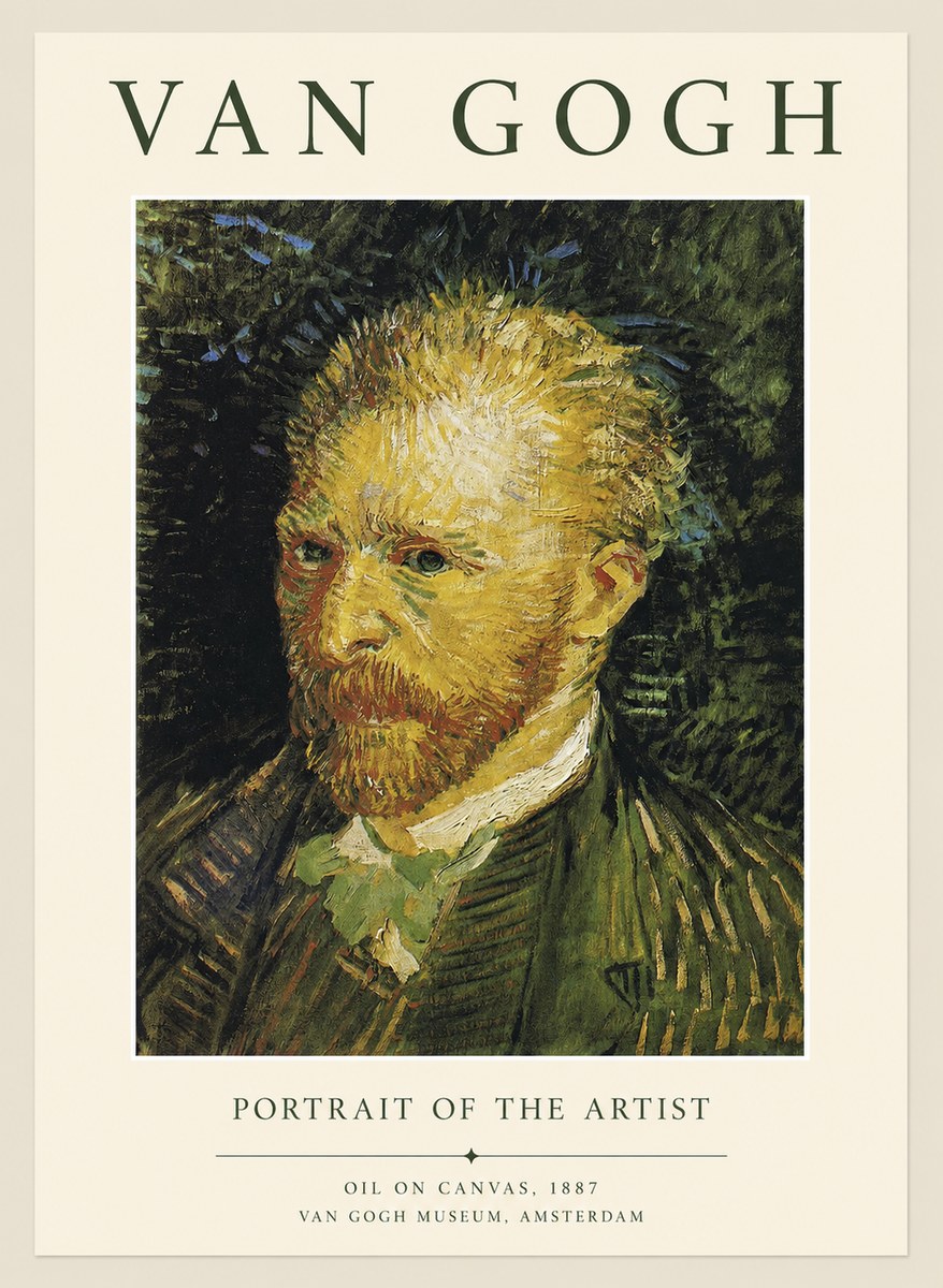 Van Gogh Portrait of the Artist III No1 - Juliste