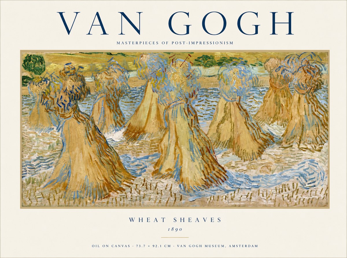 Van Gogh Wheat Sheaves No1 - Juliste