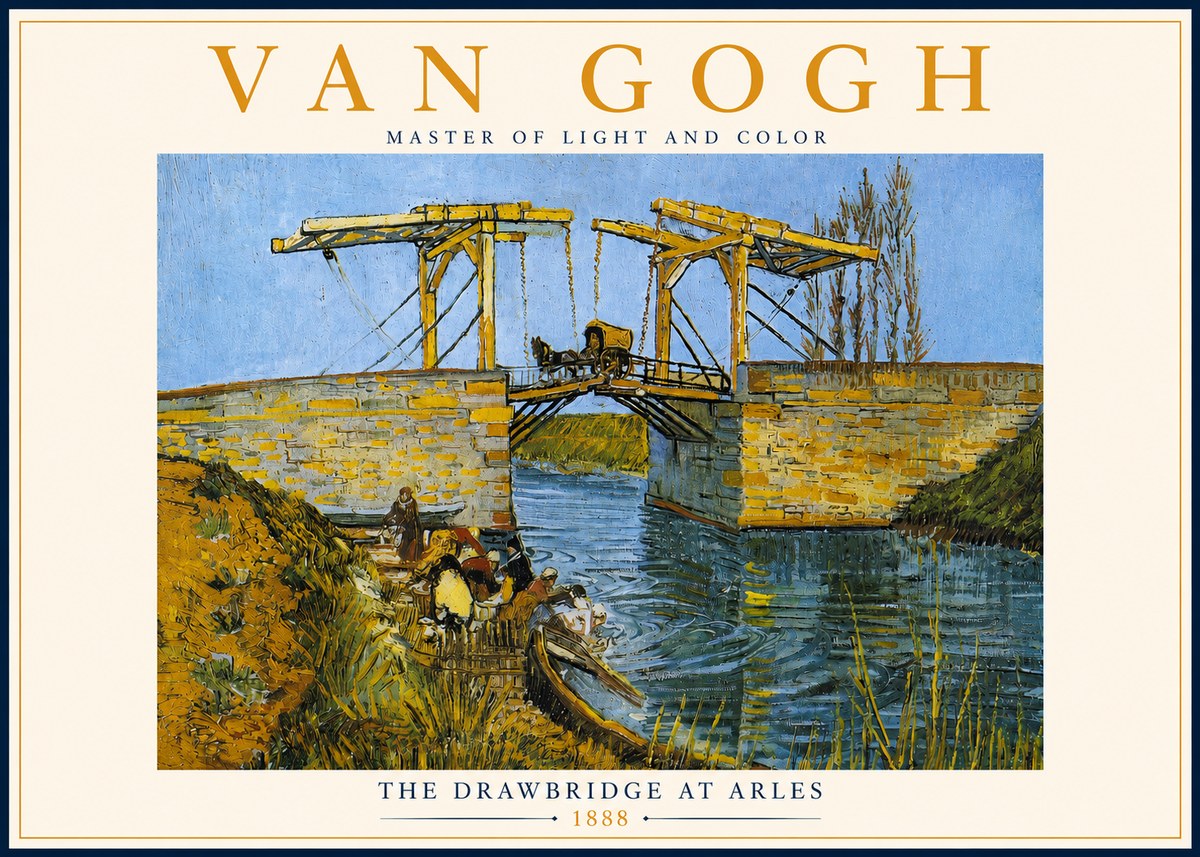 Van Gogh The Drawbridge at Arles IV No4 - Juliste