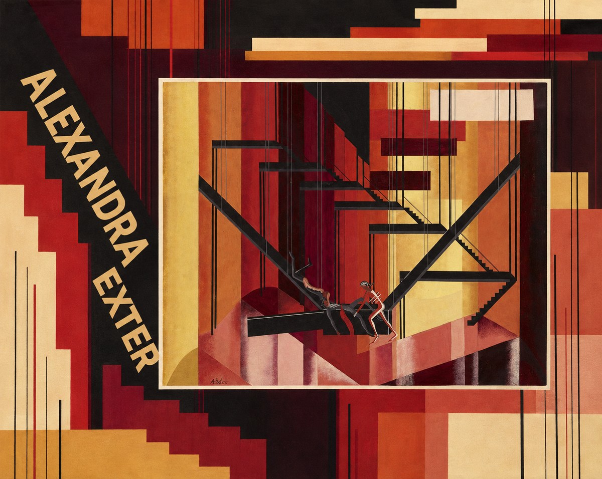 Alexandra Exter Constructivist Stage Design No2 - Juliste