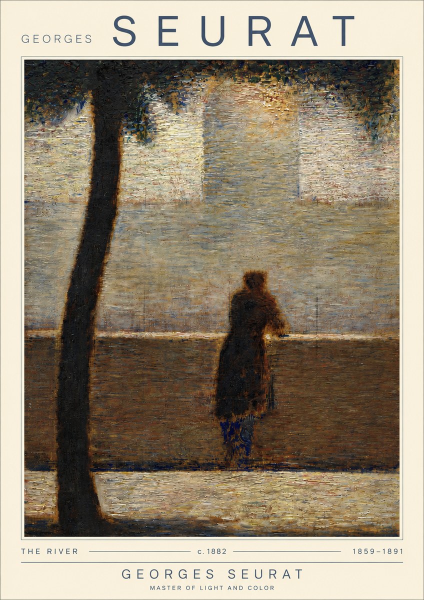 Seurat The River No4 - Juliste